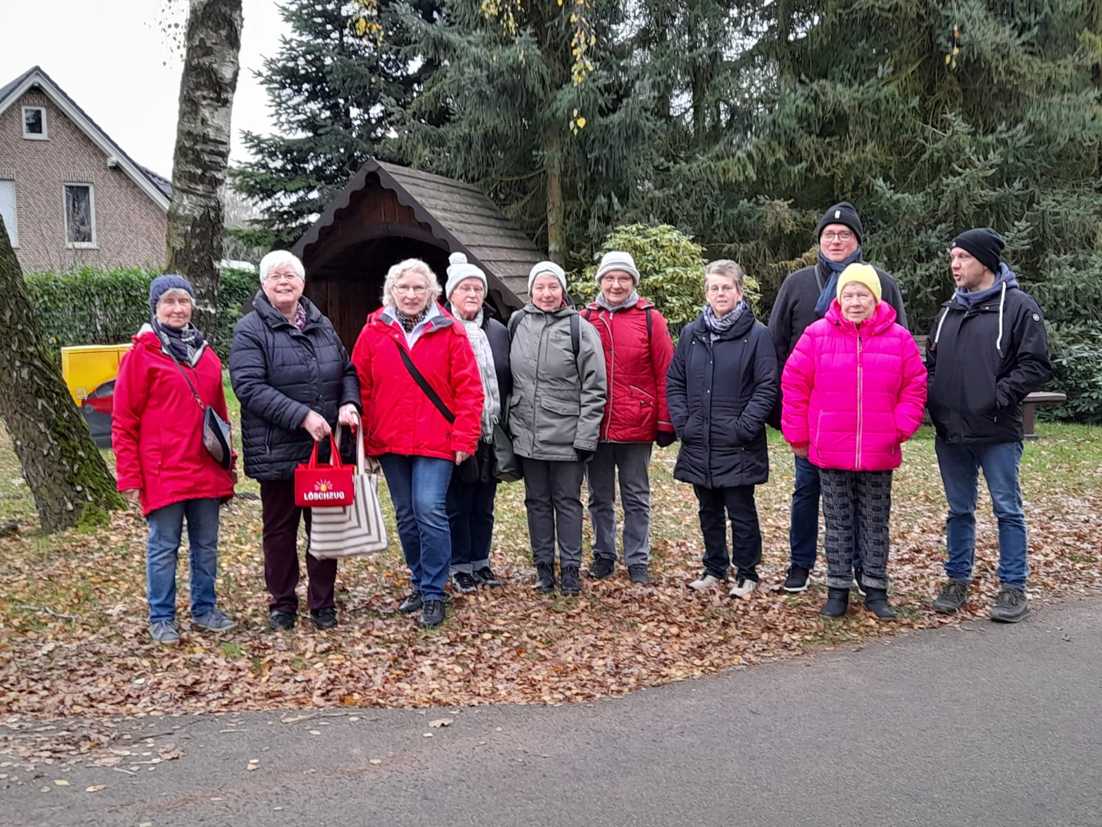 Meschen die wandern wollen.