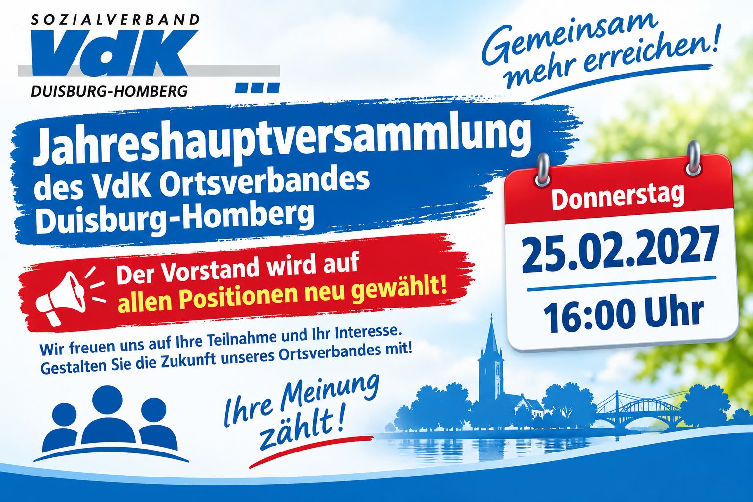 Jahreshauptversammlung 2027