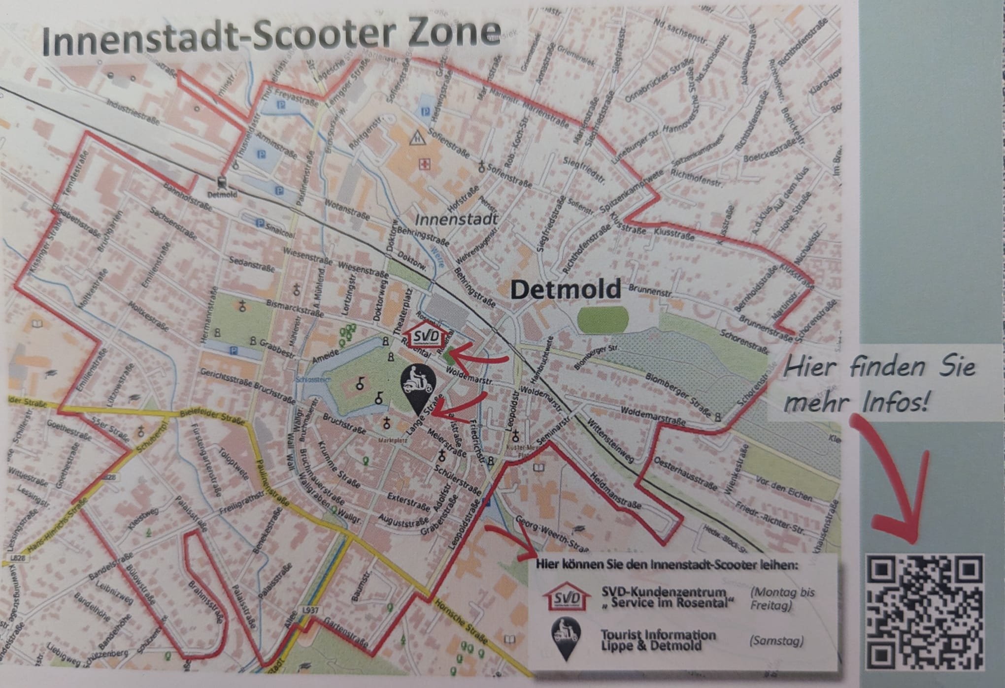 Infos zu E Scooter Verleih Detmold