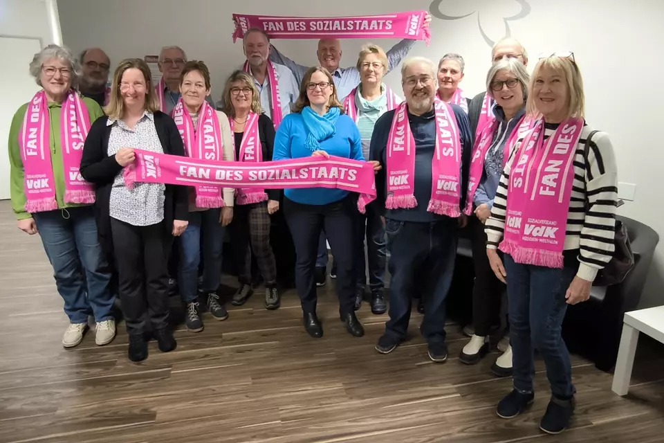 Vorstand des Kreisverbands und der Ortsvorstande so wie Frau Schlauss vom Landesverband NRW