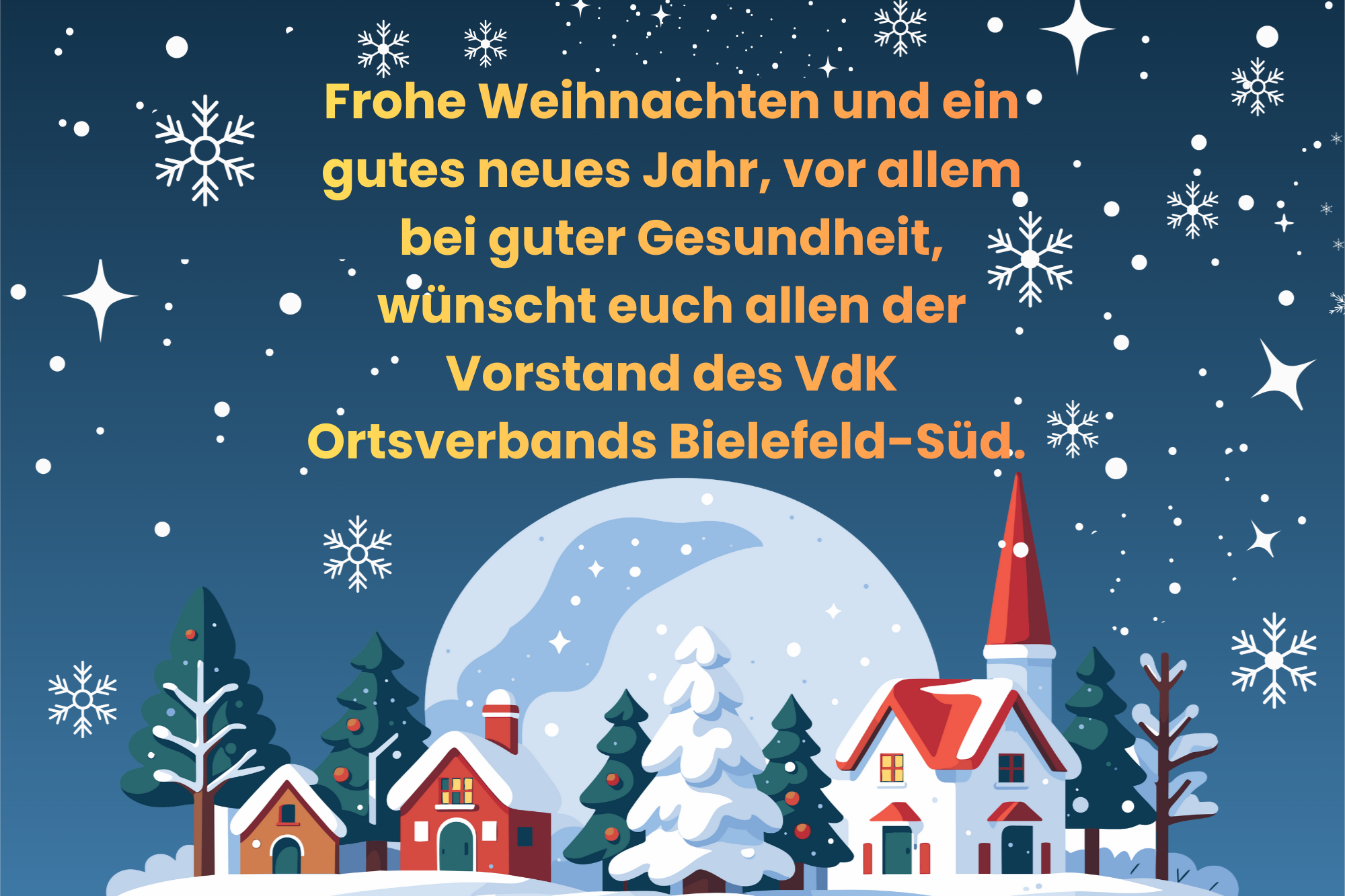 Weihnachtsgr&uuml;&szlig;e an die Mitglieder des Ov. Bielefeld-S&uuml;d