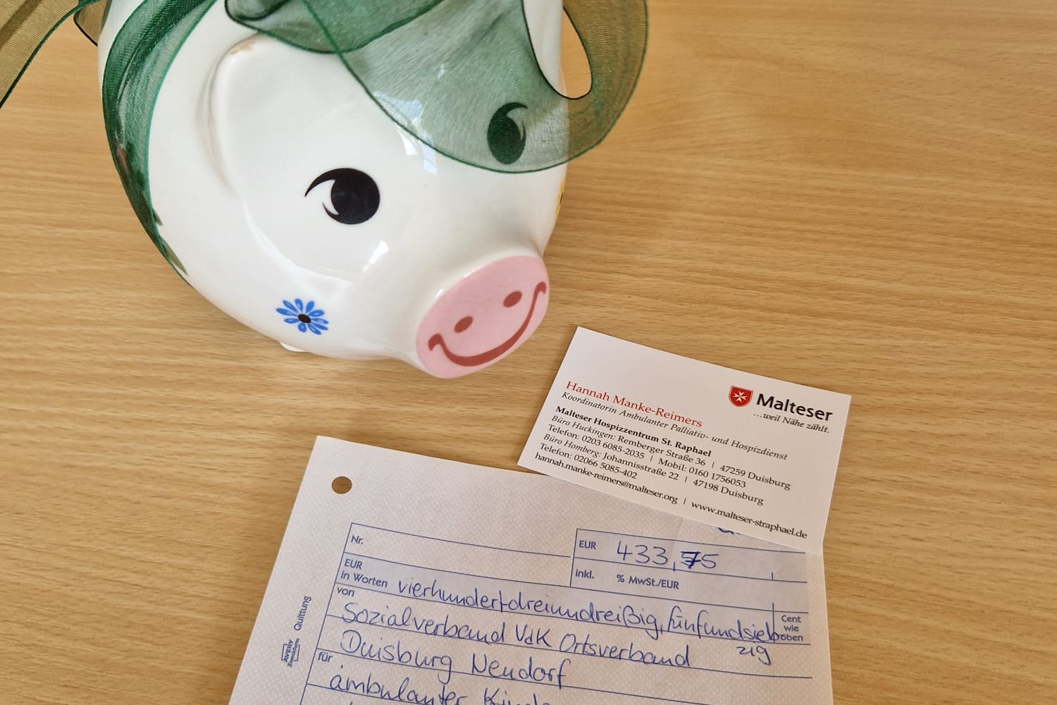 Spende für ambulanten Kinder- und Jugendhospiz St. Raphael