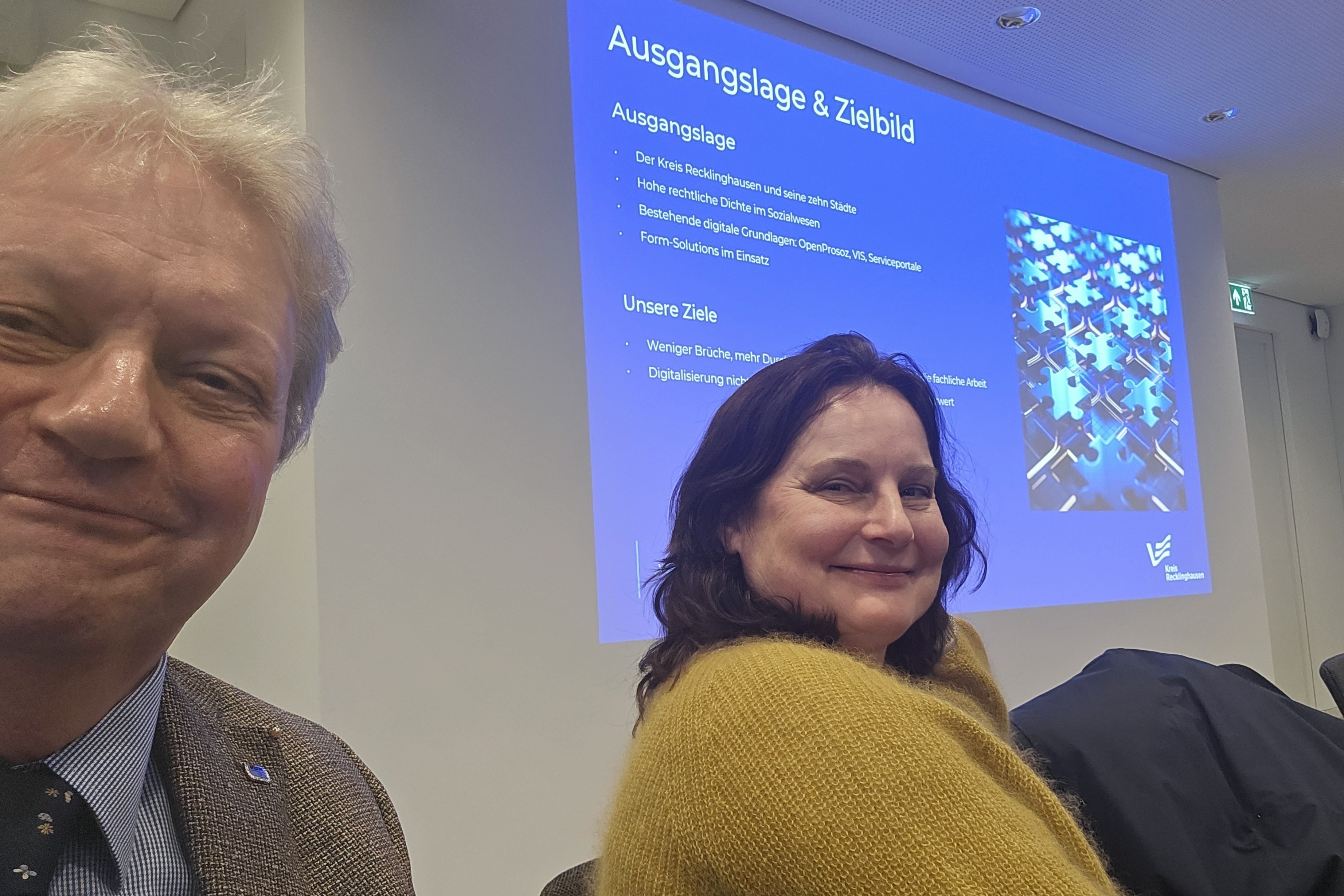 Petra Krandick und Helmut Steiffert Im MAGS