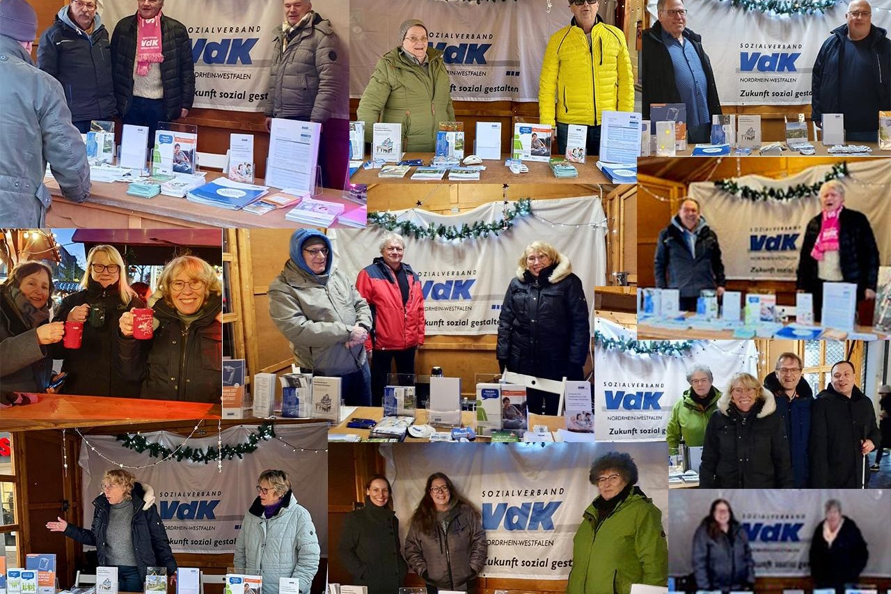 VdK auf dem Duisburger Weihnachtsmarkt