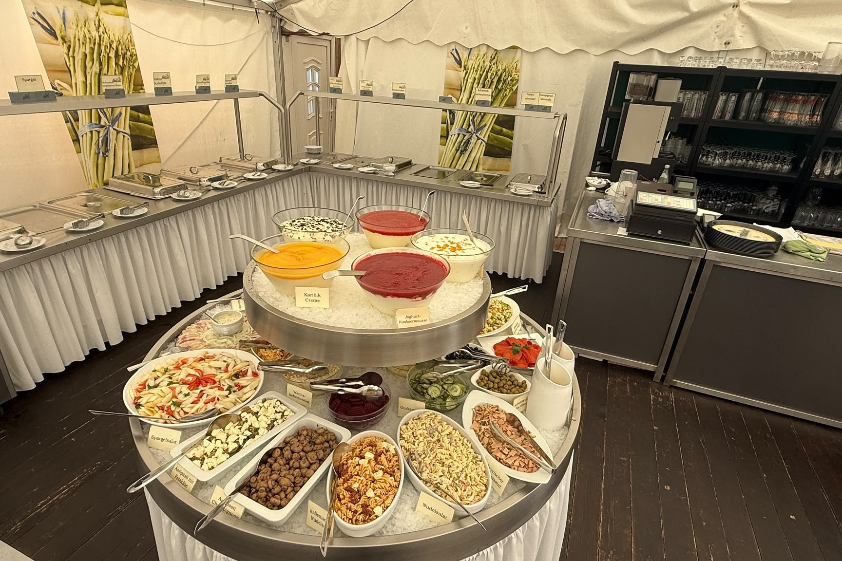Spargelbuffet