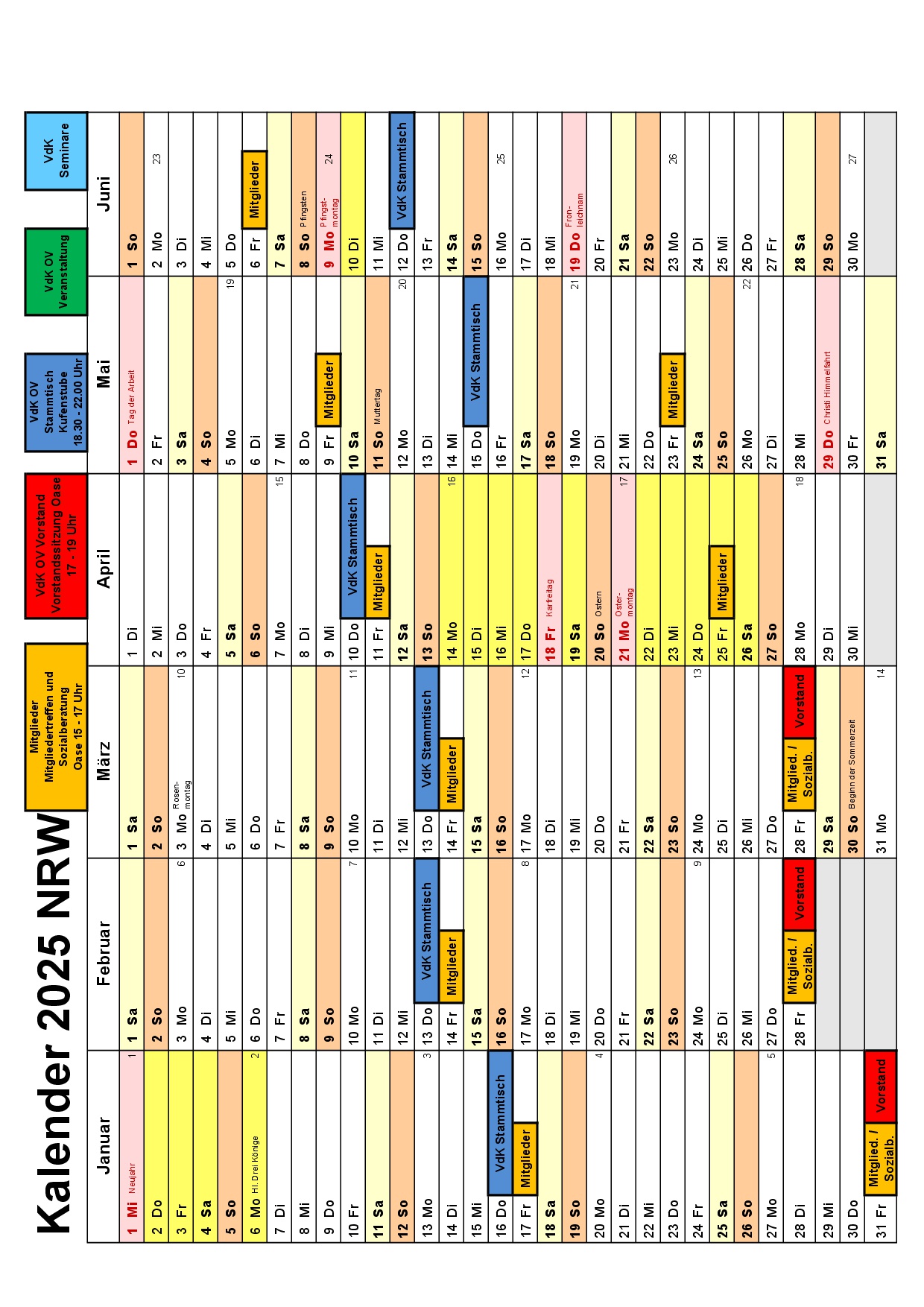 Termine VdK Ortsverband Wiehl