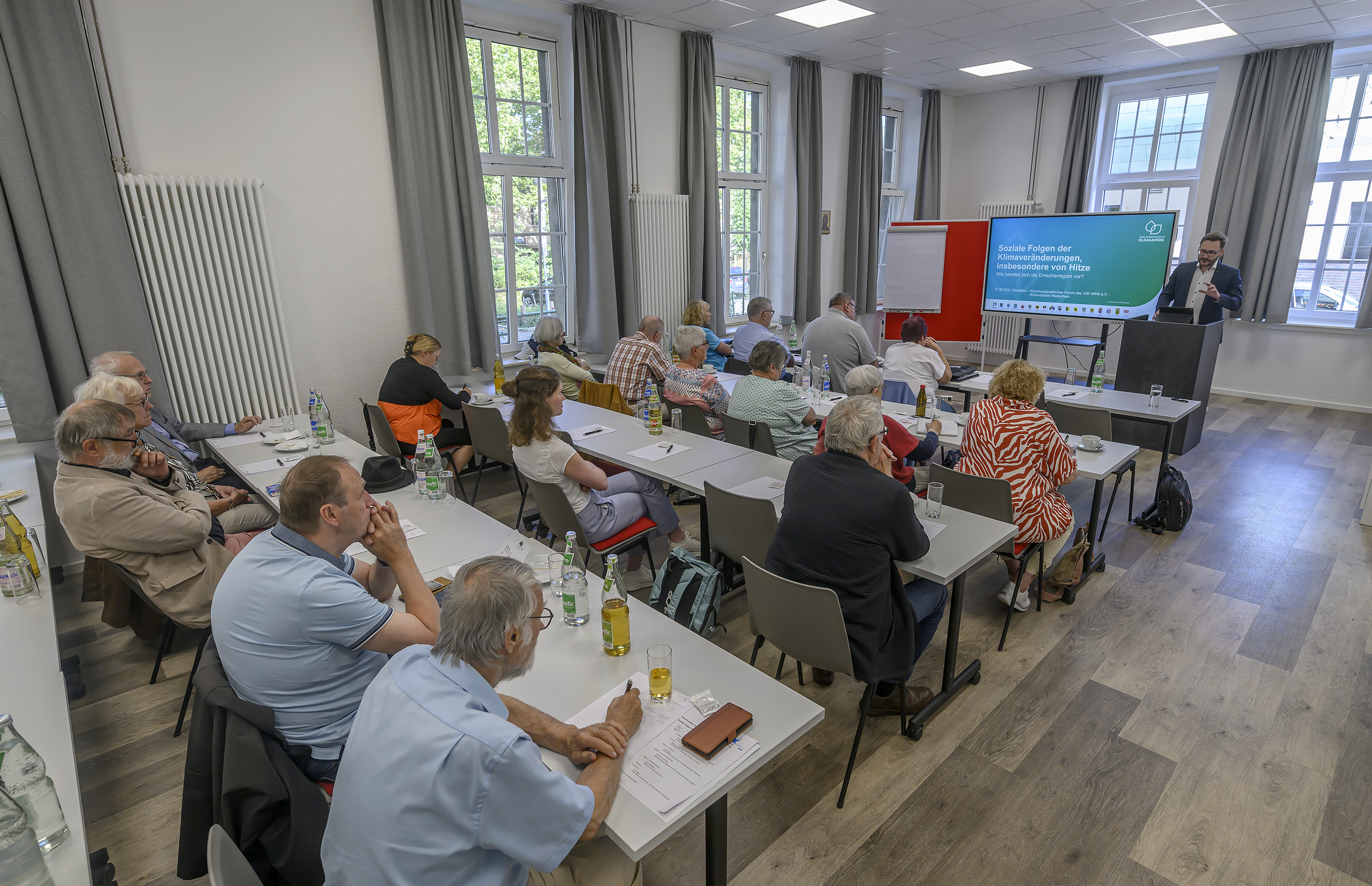 Kommunales Forum in Lohberg, Blick ins Publikum