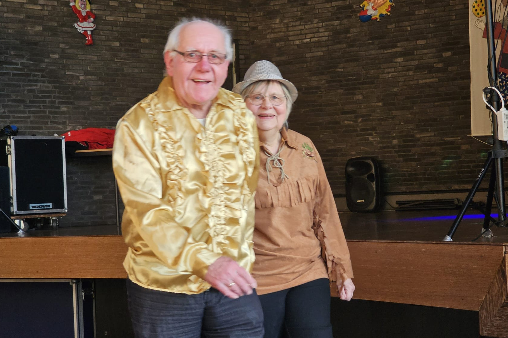 unser Vorsitzender mit Ehefrau und beide haben Spa&szlig;