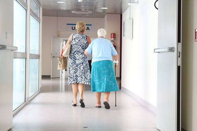 Senioren in der Pflege Pflege