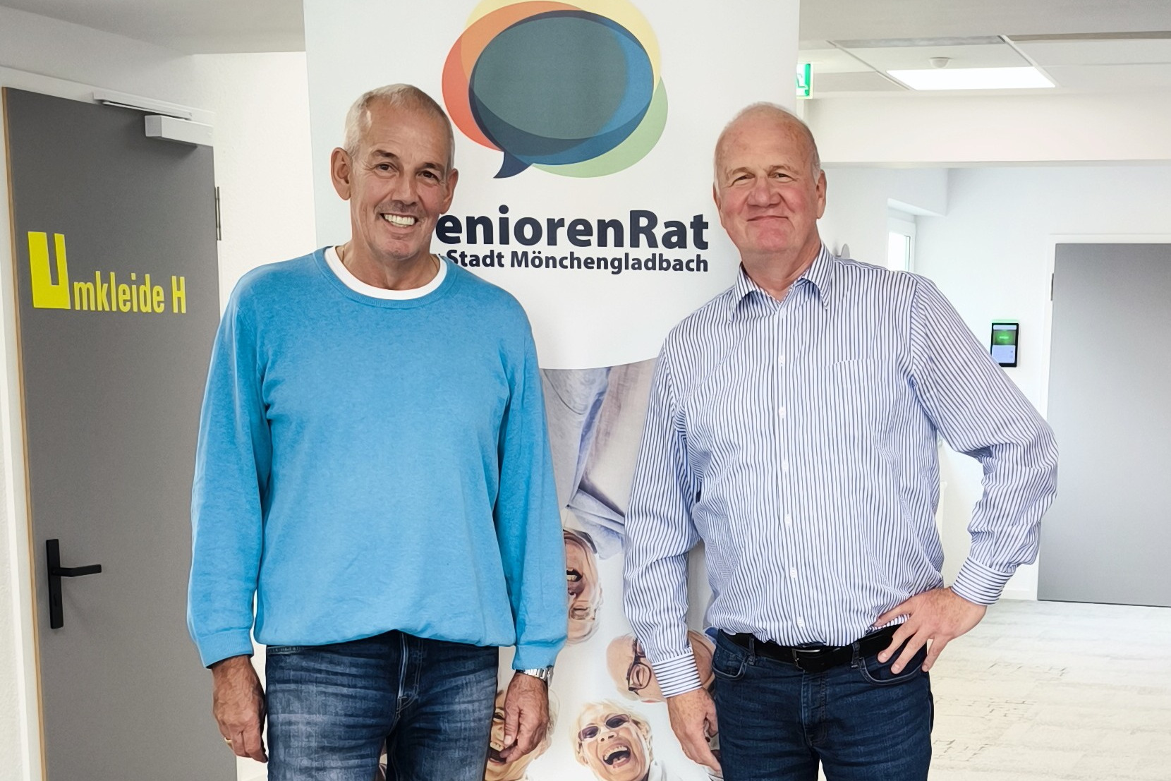 Ulrich Pesch (li.) und Herbert Hoffacker Ulrich Pesch (li.) und Herbert Hoffacker