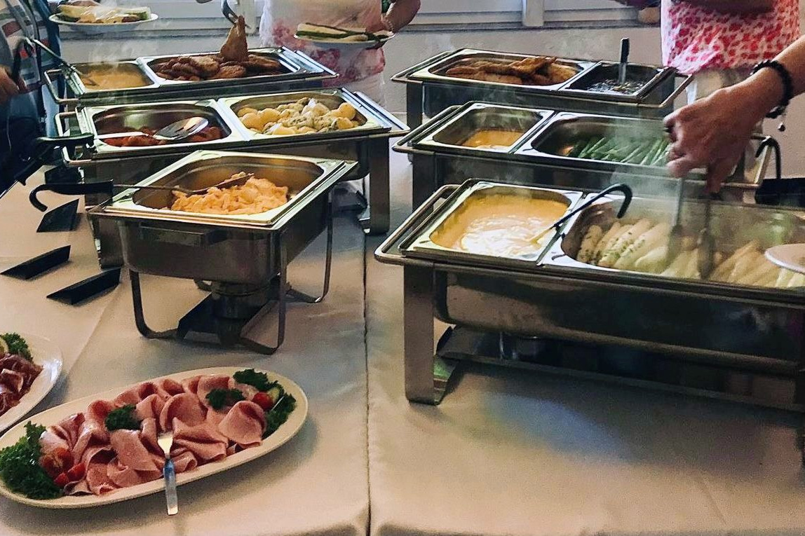Foto vom Spargelbuffet