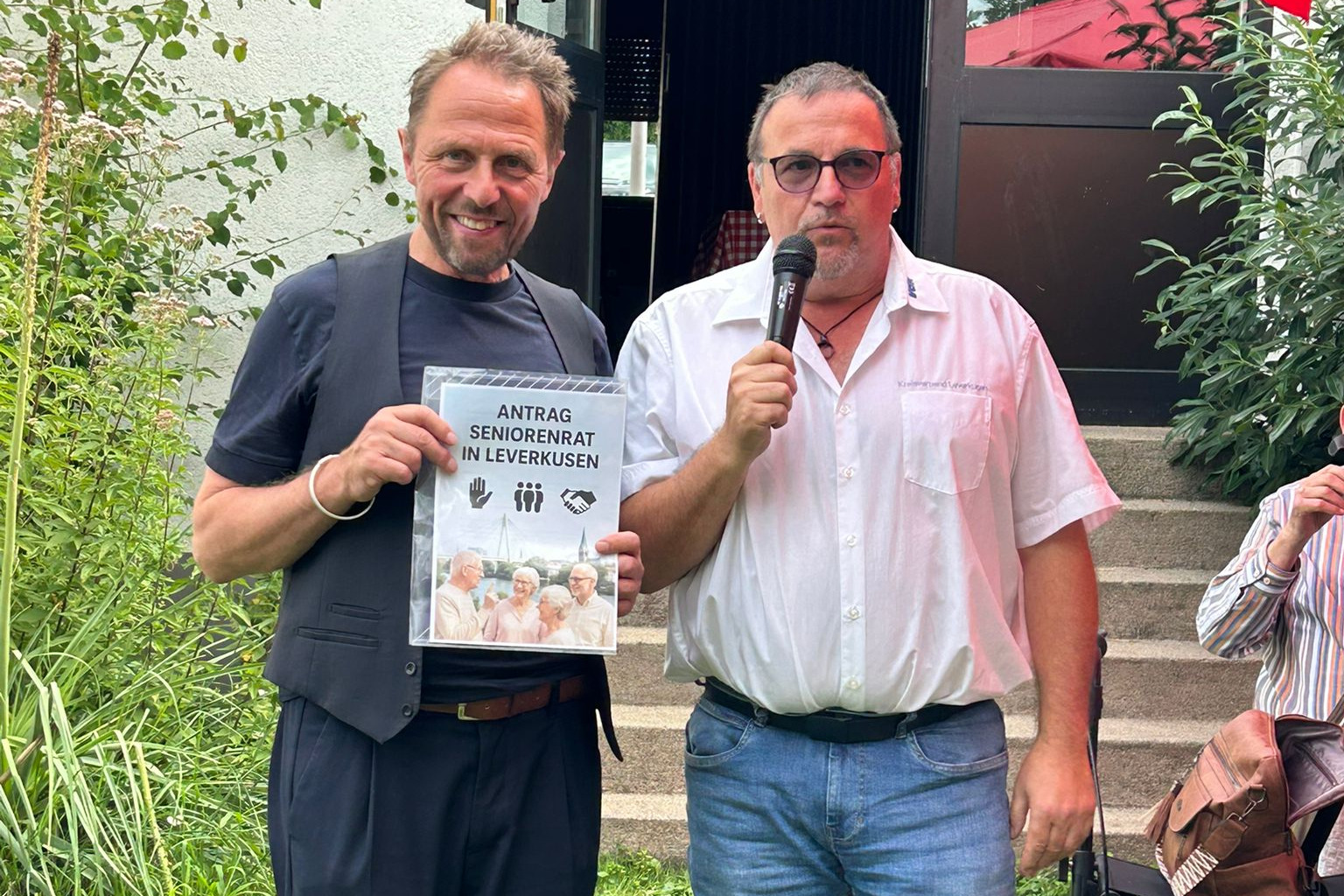 OB Uwe Richrath und VdK-Kreisvorsitzender Michael Libitowski