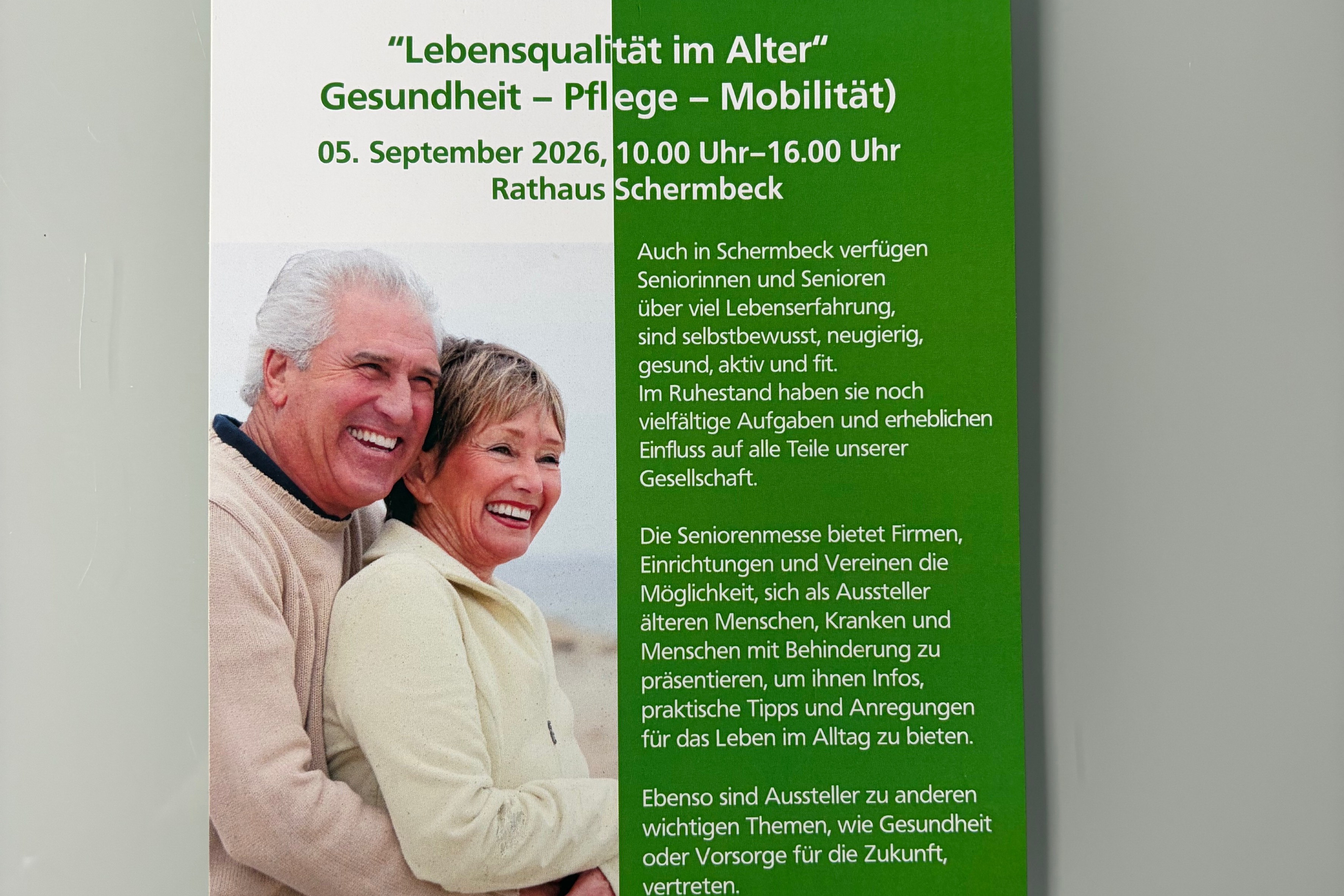 Seite 1 Flyer Seniorenmesse