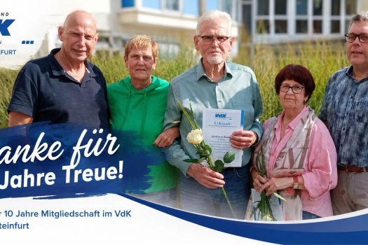 Agnes und Gerhard Roseriy - 10 Jahre VdK &ndash; Treue, Engagement und gelebte Gemeinschaft