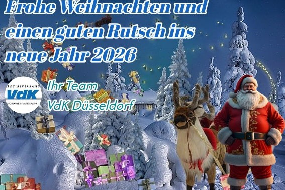 Gemeinsam stark, auch im neuen Jahr: Weihnachtsgr&uuml;&szlig;e Ihres VdK