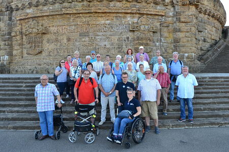 Gruppenfoto in Porta Westfalica