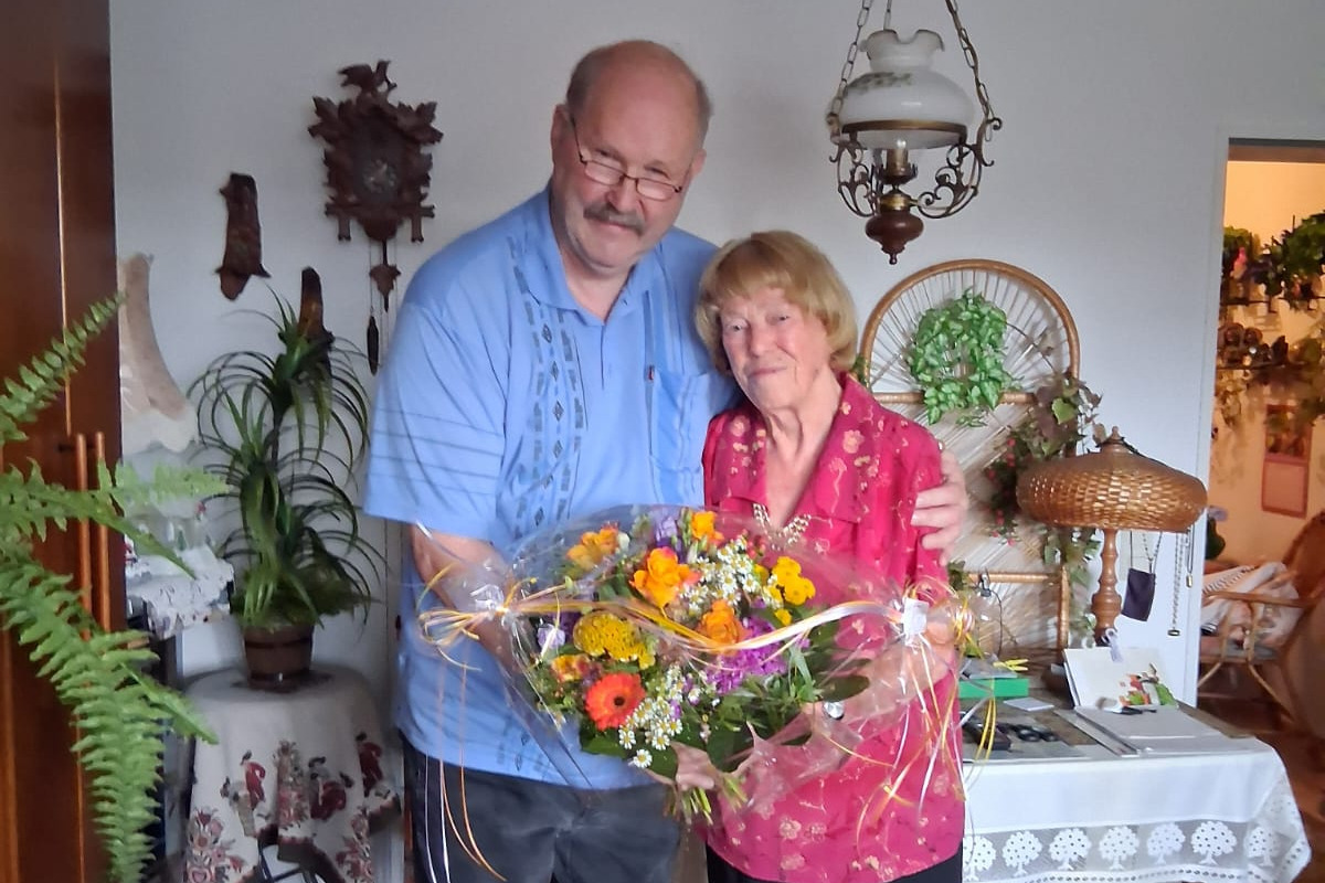 Vize-Vorsitzender Hans Diekmann und Mitglied Anneliese Fischer