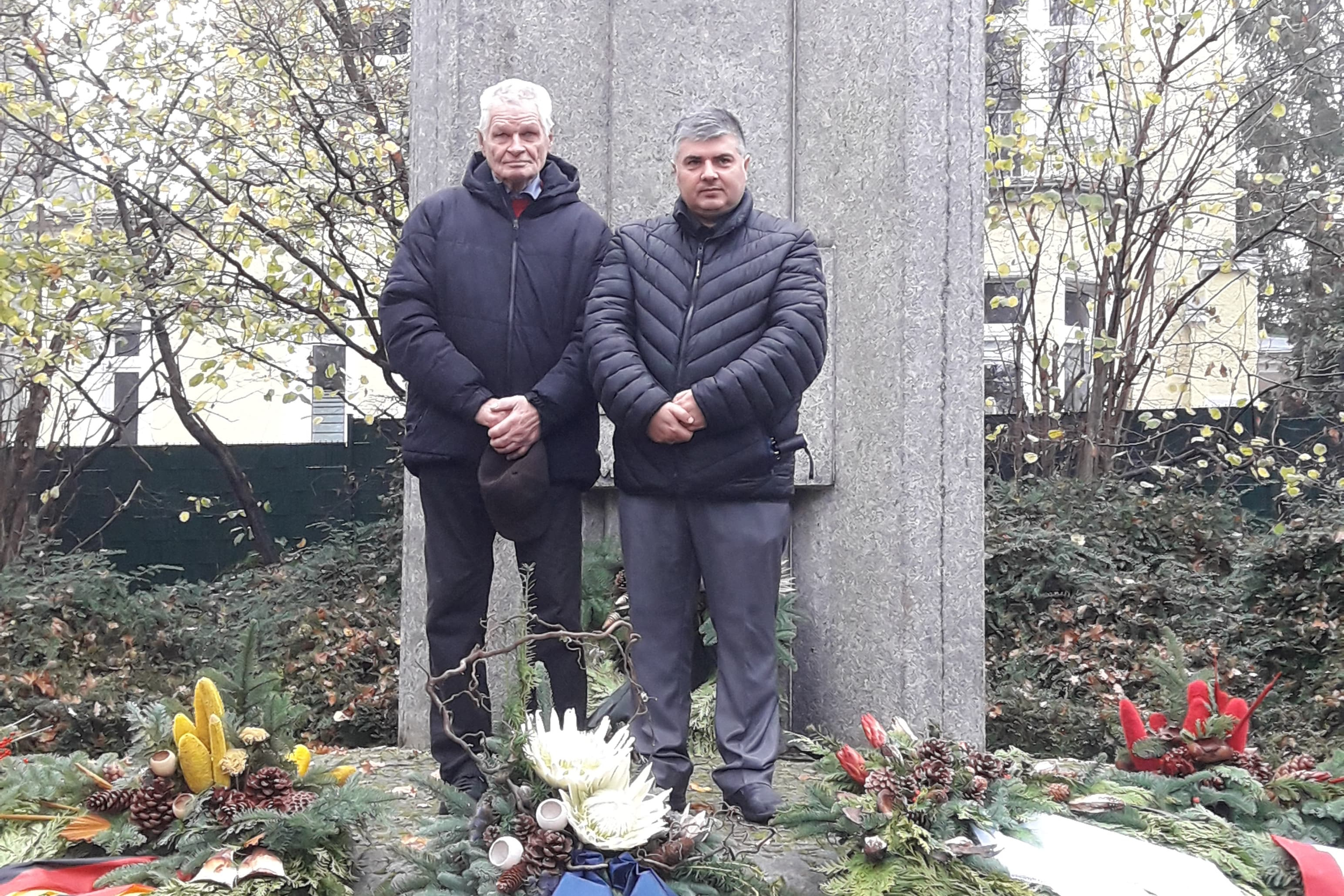 Vorsitzender Ahmet Ucan und Beisitzer Bruno Fiesel